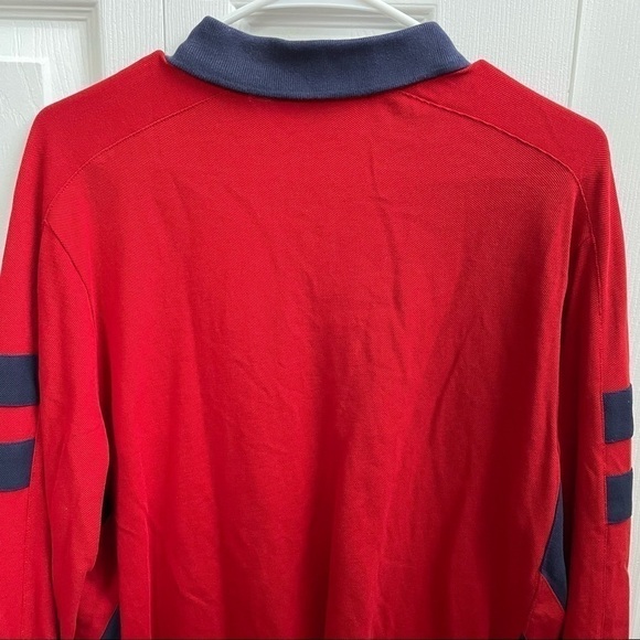U.S. Polo Assn. Vibrant Red Polo with Navy Accents - Picture 8 of 11